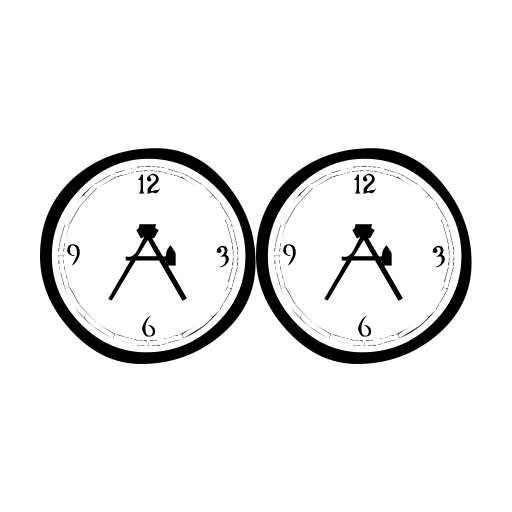 101! Clock Face Font preview