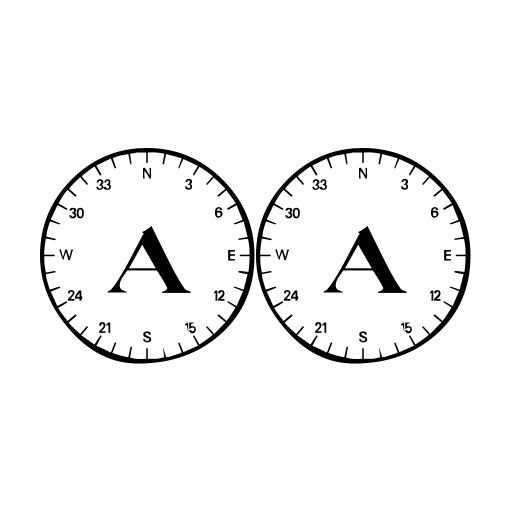 101! Compass Font preview