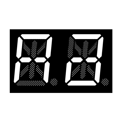 14 SegmentLED Font preview