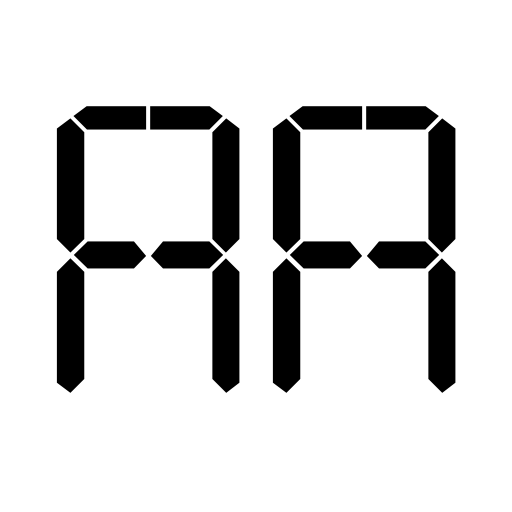 16 Segments Font preview
