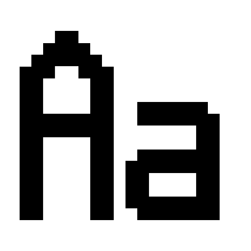 16x8Pxl_Mono Font preview