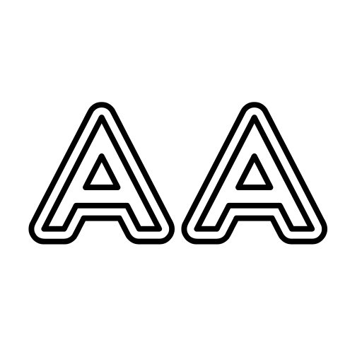 2020 Outline Kei Font preview