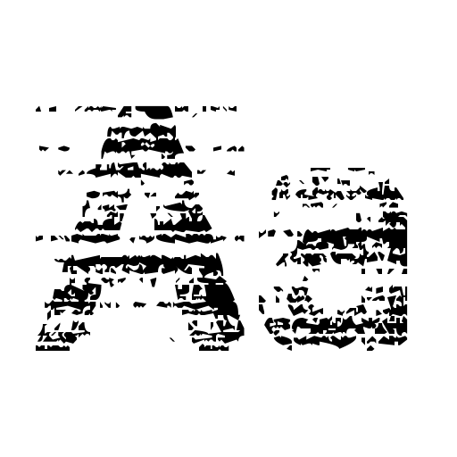 3D Noise Font preview