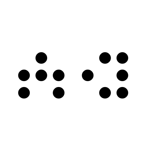 3x3 dots Font preview