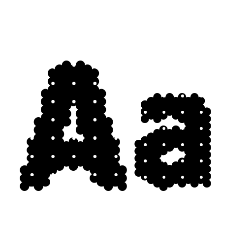 4K&A Font preview