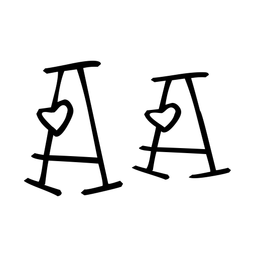 4 my lover Font preview
