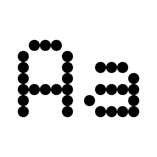5by7 Font preview