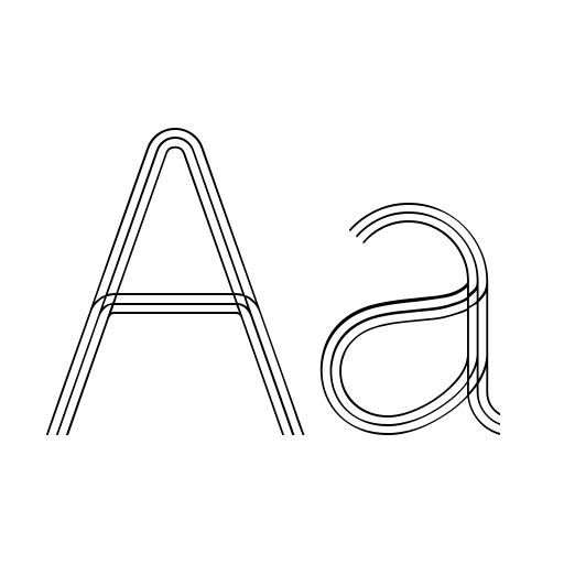 60sSTRIPE Font preview