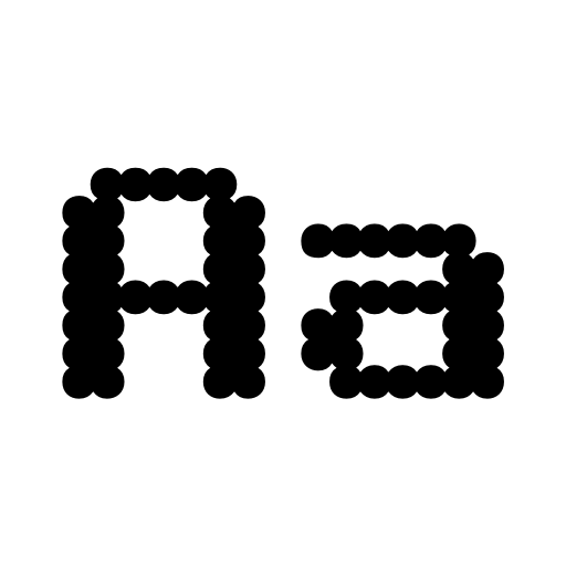 6809 Chargen Font preview