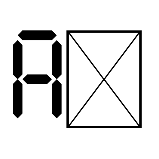 7Segments Font preview