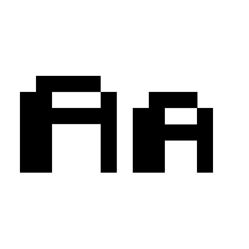 8-bit HUD Font preview