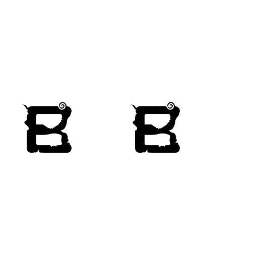 99%BadbOy Font preview