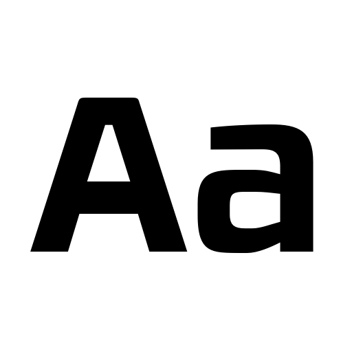 RBNo2.1 Font preview