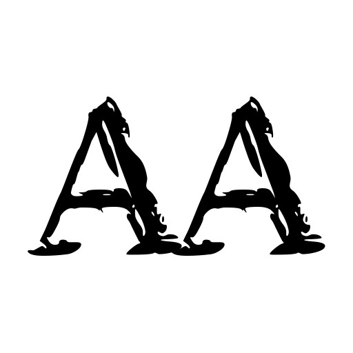 a Agressive Winter Font preview