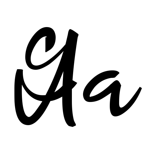 a Ahead Lettering Font preview