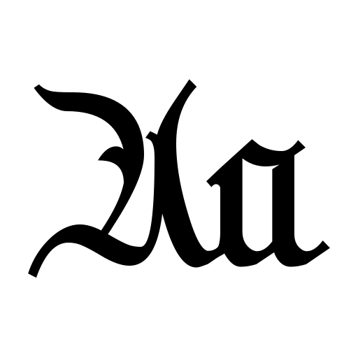 A Anggaran Dasar Font preview