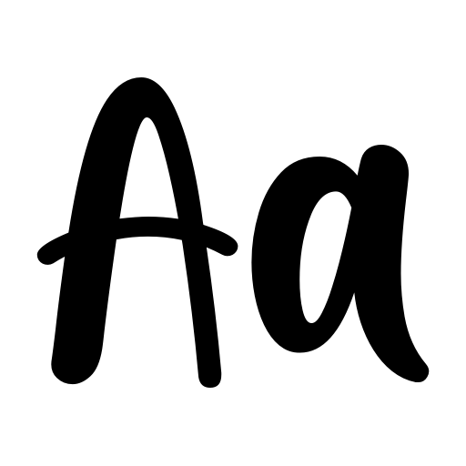 A Calling Font preview