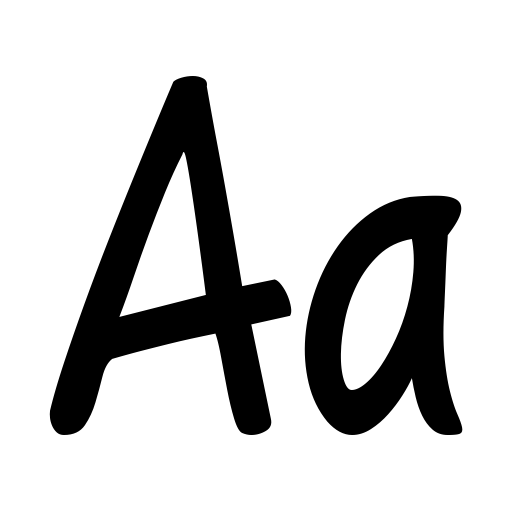 A Note Font preview
