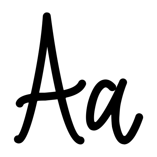 A Question Font preview