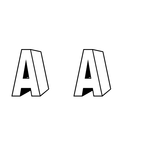 A Ryal Black Block Font preview