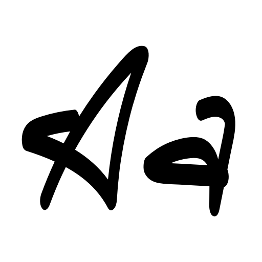 A-Signature Font preview