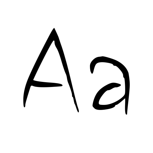 A2 Script Font preview