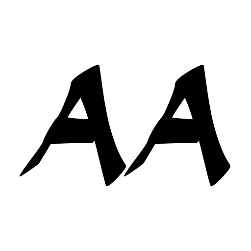 aAbrigyThink Font preview