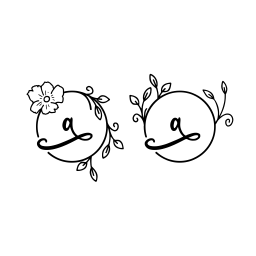 Abilane Flower Monogram Font preview