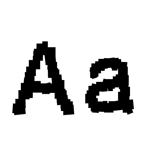 AblockyFont preview