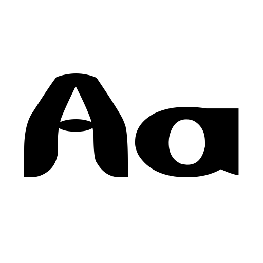 About you Font preview