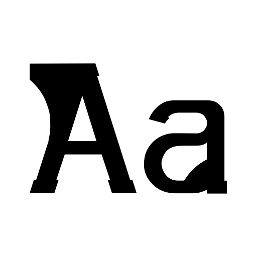 abstrak Font preview
