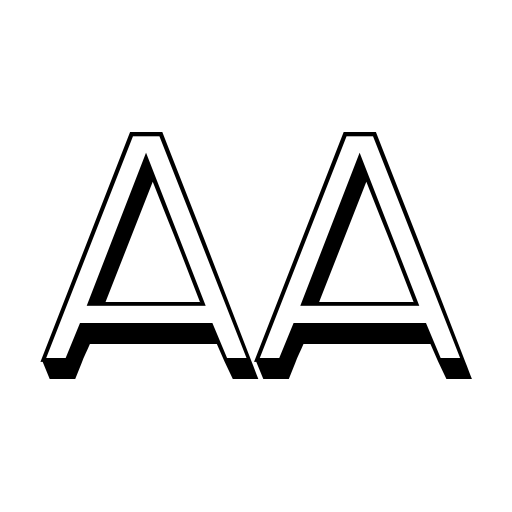 Abstraktes Font preview