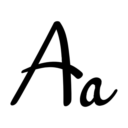 Accemine Font preview