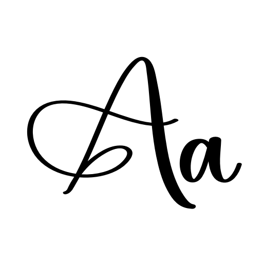 Achieve Font preview