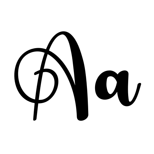 Achieved Font preview