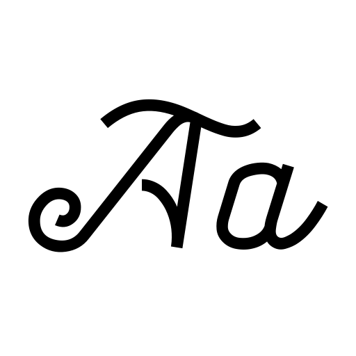 acroscript Font preview