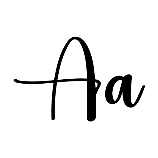 Activity Font preview