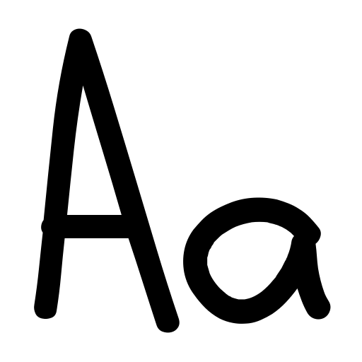 adams hand Font preview