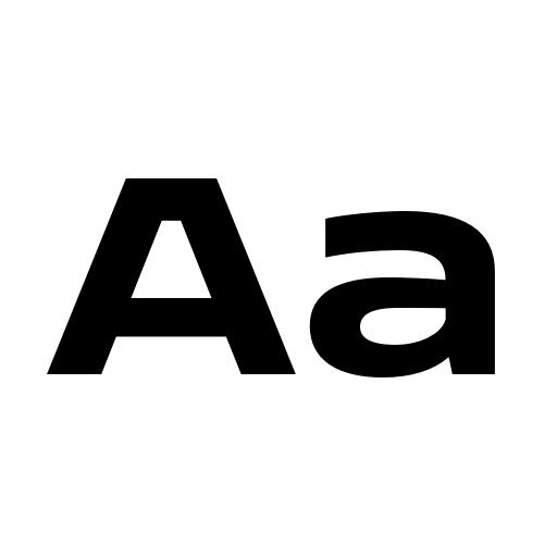 Adero Font preview