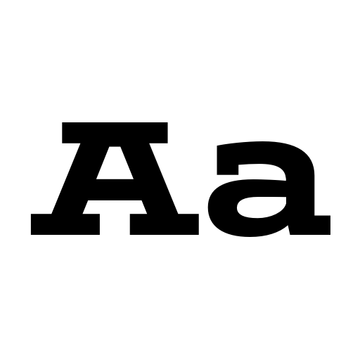 ADEROS TRIAL Font preview