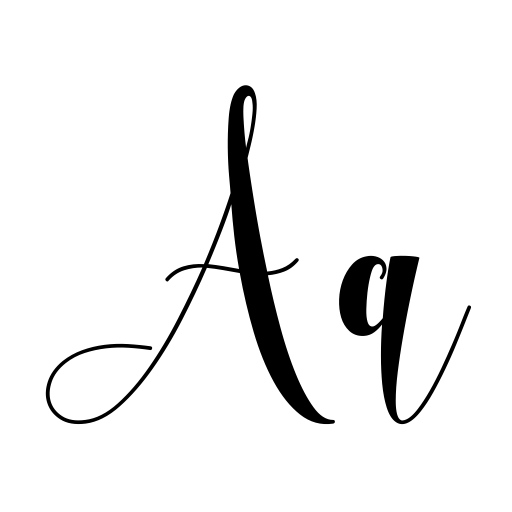 Advantages Font preview