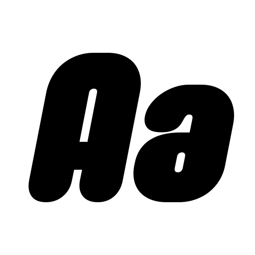 AENOS Font preview