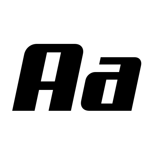 Aero Font preview