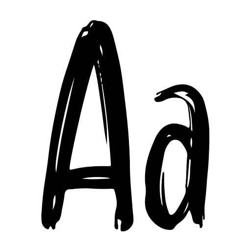 Aerobrush Font preview
