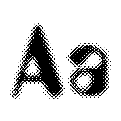 Aerobus Dotty Font preview