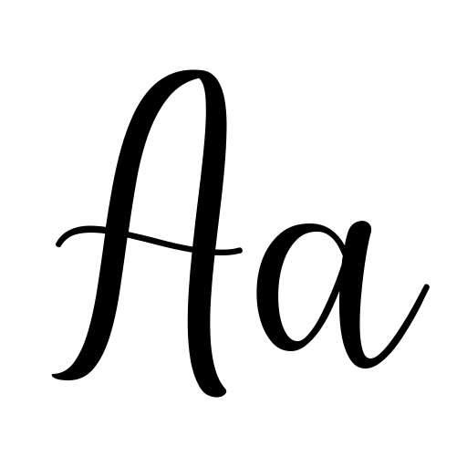 Aesthetic Font preview