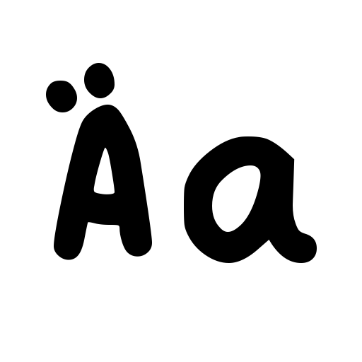Aesthetric Font preview