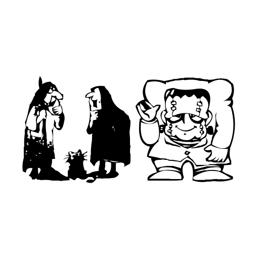 AEZ halloween dingbats Font preview