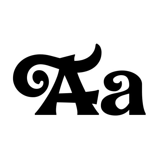 Affistory Font preview