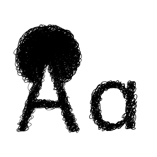 Afro Font preview